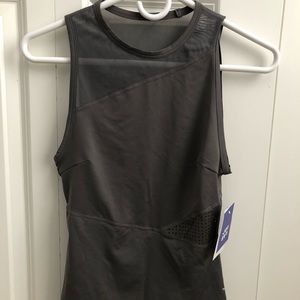Joy Lab Target Gray active wear mesh tank NWT XS